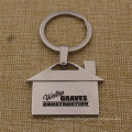 Hot Sale Custom Metal House Keychain com caixa de presente preta